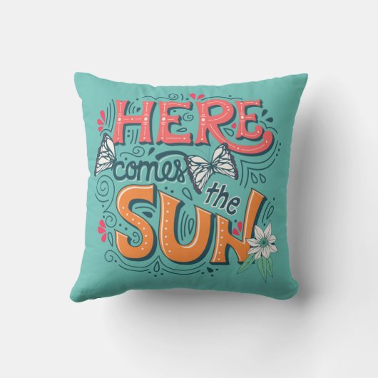 こ来この太陽 クッション (裏面)