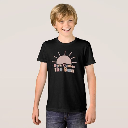 こ来この太陽 トライブレンドTシャツ (正面全面)