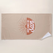 こ来この太陽 ビーチタオル (正面)