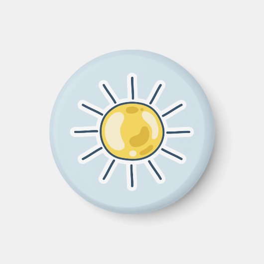 こ来この太陽 マグネット (正面)