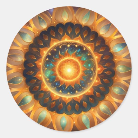 こ来この太陽 ラウンドシール (正面)