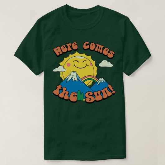 こ来この太陽 Tシャツ (デザイン正面)