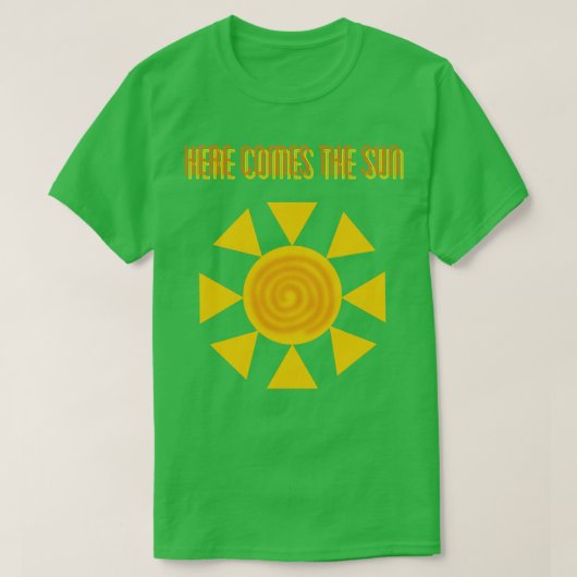 こ来この太陽 Tシャツ (デザイン正面)