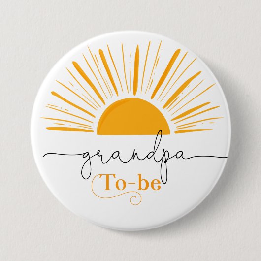 こ来この息子おじいちゃん 缶バッジ (正面)