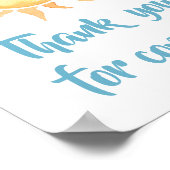 こ来この息子かわいい太陽ありがとう来。 ポスター (角)