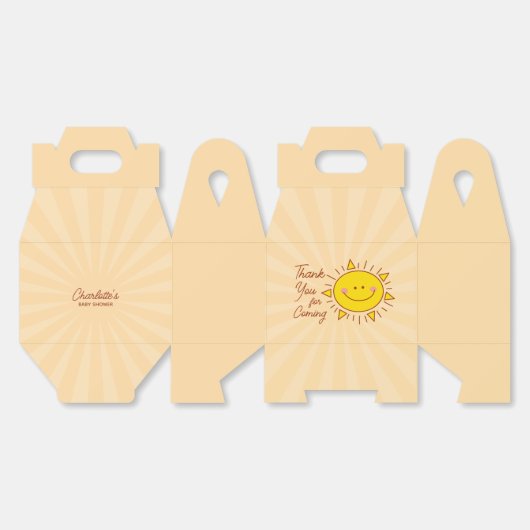 こ来この息子の男の子シャワー フェイバーボックス (見開き)