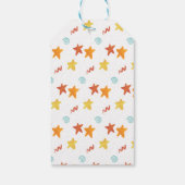 こ来この息子の赤ちゃんシャワーありがとうカスタム ギフトタグ (裏面)