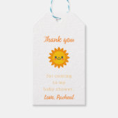 こ来この息子の赤ちゃんシャワー ギフトタグ (正面)