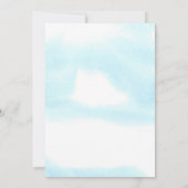 こ来この息子の赤ちゃんシャワー サンキューカード (裏面)