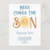 こ来この息子の赤ちゃんシャワー ポストカード (正面)