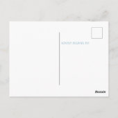 こ来この息子の赤ちゃんシャワー ポストカード (裏面)