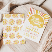 こ来この息子は私のサンシャインベビーシャワー 招待状