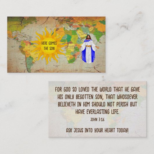 こ来この息子カード 名刺 (正面/裏面)