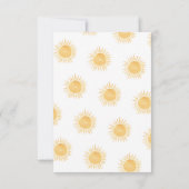 こ来この息子サンベイビーシャワーありがとう サンキューカード (裏面)