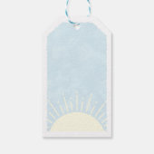 こ来この息子デニムベイビーシャワーカスタム ギフトタグ (裏面)