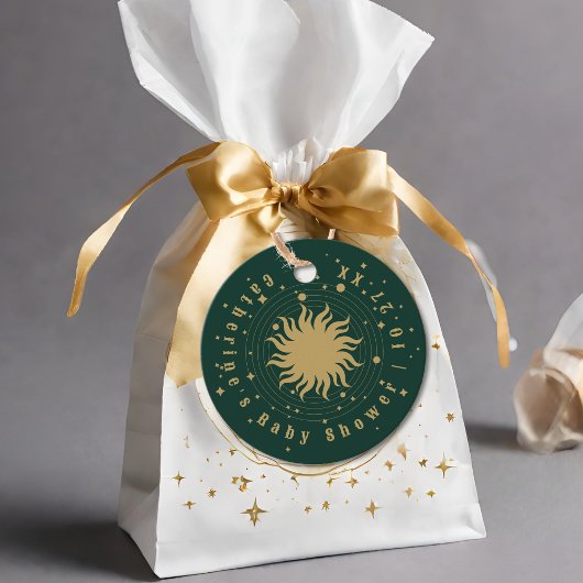 こ来この息子 |天の赤ちゃんシャワー フェイバータグ