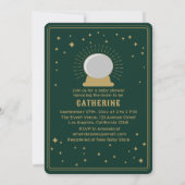 こ来この息子 | Sunタロットベビーシャワー 招待状 (裏面)