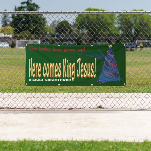 こ来この王イエス！クリスマスバナー 横断幕 (インサイチュ)