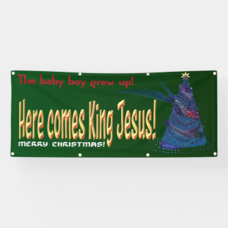 こ来この王イエス!クリスマスバナー 横断幕