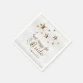 こ来この花嫁 – 金ゴールドスター スタンダードカクテルナプキン (角)