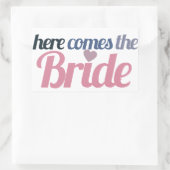 こ来この花嫁 長方形シール (バッグ)