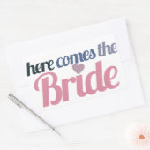 こ来この花嫁 長方形シール (封筒)