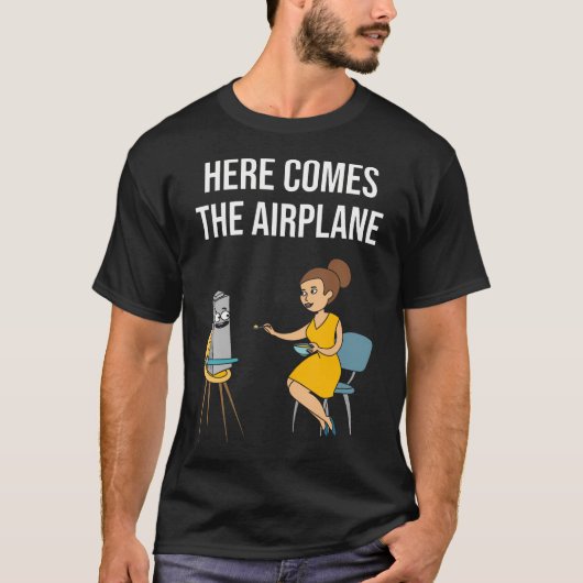 こ来この飛行機 Tシャツ (正面)