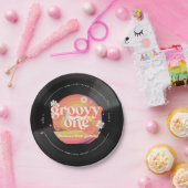 こ来このGroovy Vinylの誕生日 ペーパープレート (パーティー)