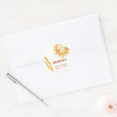 こ来このSun boho赤ちゃんシャワーエンクロージャカード ラウンドシール (封筒)