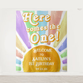 こ来これ！レトロボホサン1歳の誕生日 タペストリー