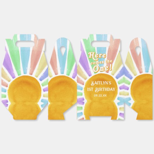 こ来これ！レトロボホサン1歳の誕生日 フェイバーボックス (見開き)