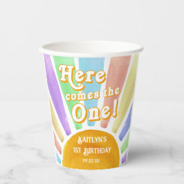 こ来これ！レトロボホサン1歳の誕生日 紙コップ