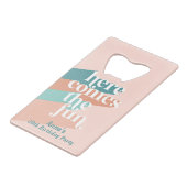 こ来こ30歳の誕生日のお願い クレジットカード栓抜き (正面アングル)