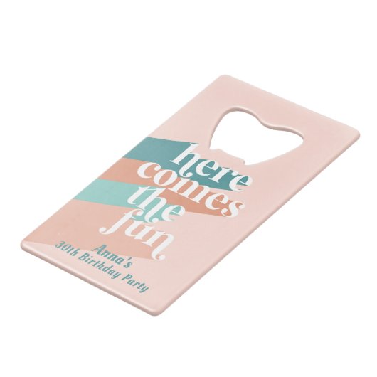 こ来こ30歳の誕生日のお願い クレジットカード栓抜き (裏面アングル)