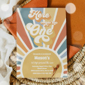 こ来こOne Boho Sunshine 1st誕生日 招待状