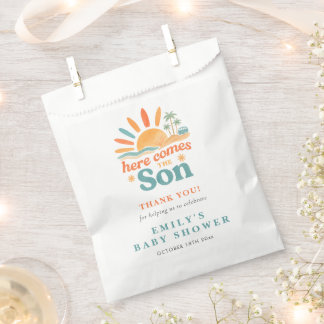 こ来こThe Son Boy Baby Shower Guest Thank You フェイバーバッグ