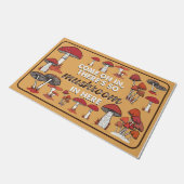 こ来の中には菌が入っている ドアマット (アングル)