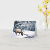 こ楽しむの非宗派的な冬のシーンをお願いします。 カード (黄色い花)