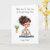 こ気にこの間に熱狂する取る カード (黄色い花)