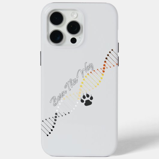 こ生まれこの方法ゲイベア – ベアプライドDNA Case-Mate iPhoneケース (裏面)
