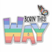 こ生まれこの方法 シール (正面)