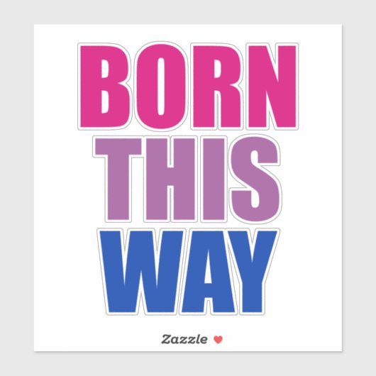 こ生まれこの方法Bisexual BiプライドLGBTQ シール (シート)