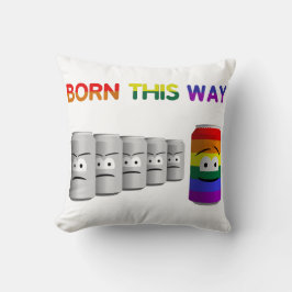 こ生まれそLGBTレインボーストライプー クッション