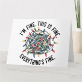 こ素晴らしれは素晴らし全ておもしろいクリスマス カード (正面)