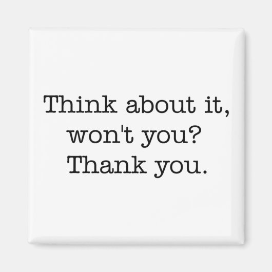 こ考えその事でしょ？磁石 マグネット (正面)