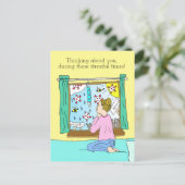 こ考えのストレスの多い時代の君の事だ ポストカード (スタンド正面)