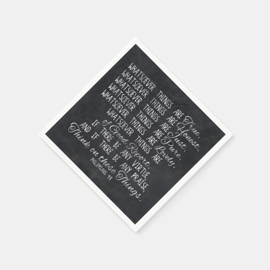 こ考えの件についてキリスト教の聖書聖なる書物、 経典 スタンダードカクテルナプキン (角)