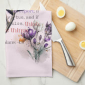 こ考えの件の聖なる書物、 経典 キッチンタオル (四つ折り)