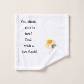 "こ考えれはホット"、"ホットフラッシュ"メモリ   バスタオルセット (ウォッシュタオル)