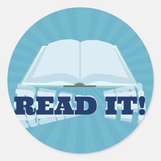 こ読こで本を宣伝しよう ラウンドシール (正面)